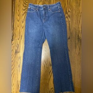 J. Crew Jeans Size 28 Full Length Demi Boot Raw Hem